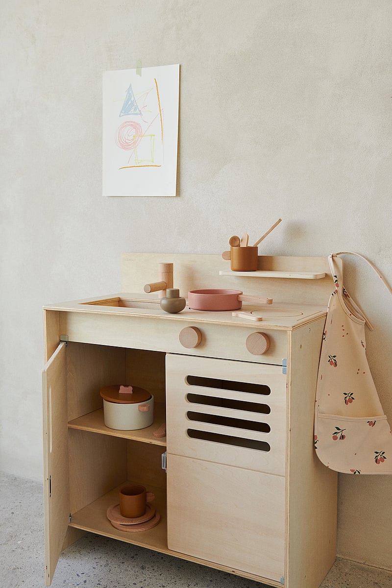 Liewood - Lai bib - sleeveless bibs - peach/sea shell mix - 2