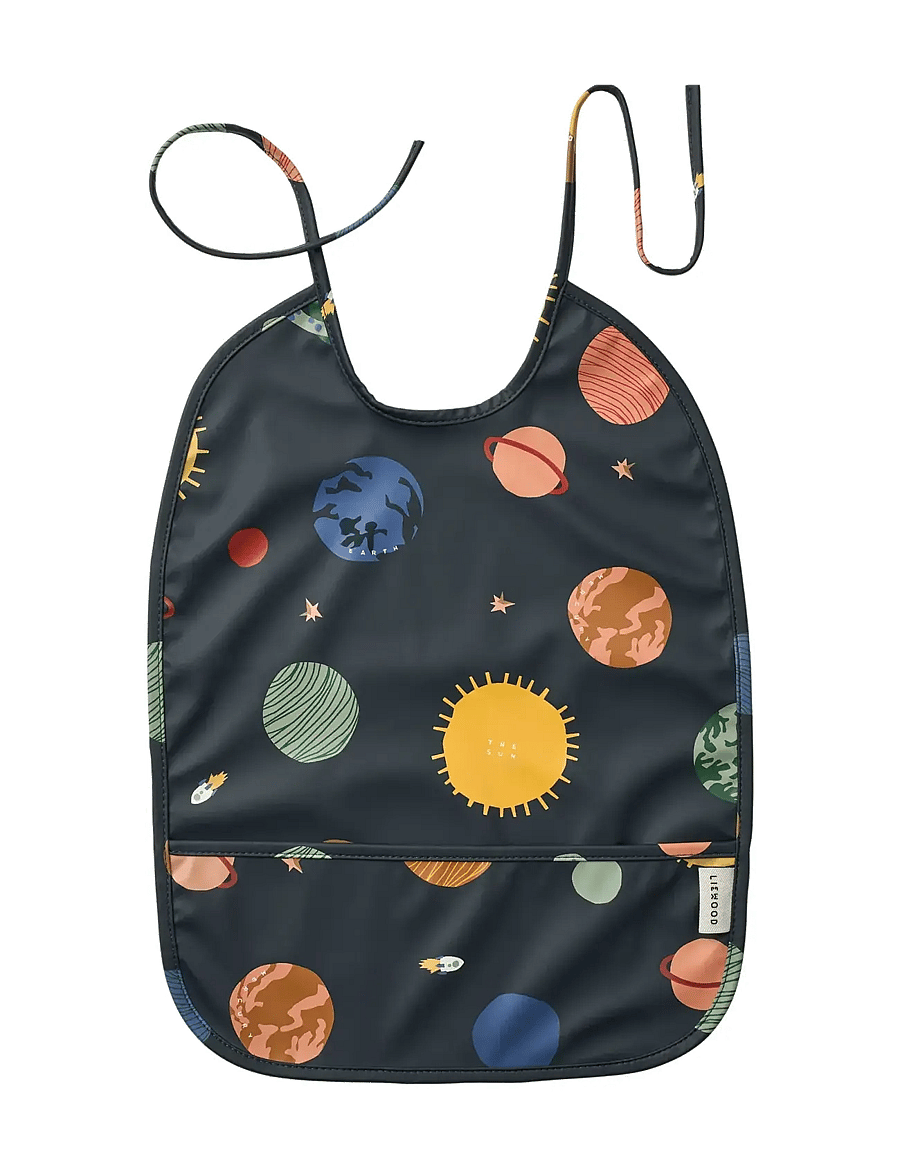 Liewood - Lai bib - slabbetjes zonder mouwen - universe / classic navy - 0