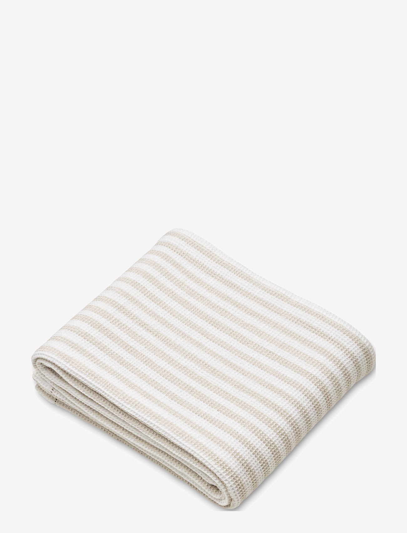 Liewood - Macy beach towel - y/d stripe crisp white / sandy - 0