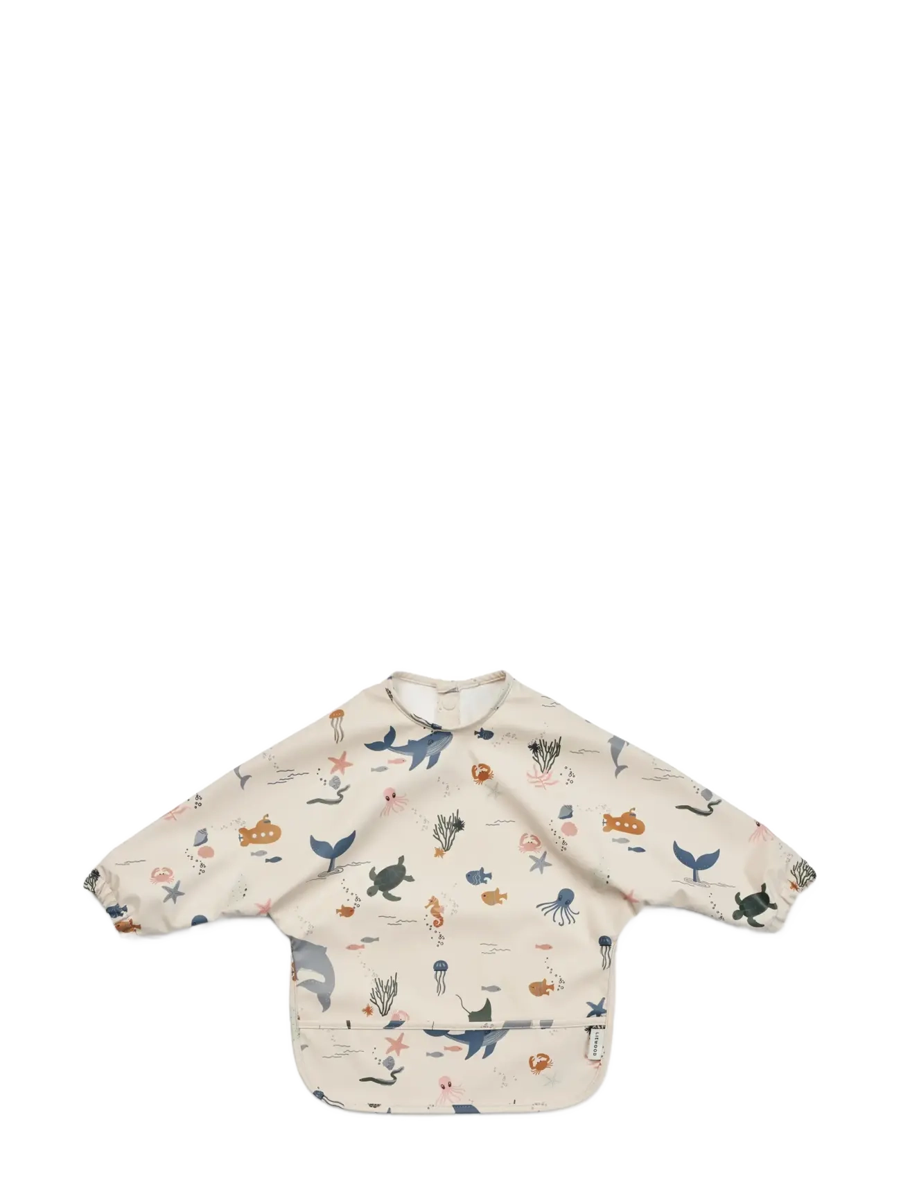 Merle Printed Cape Bib - SEA CREATURE / SANDY