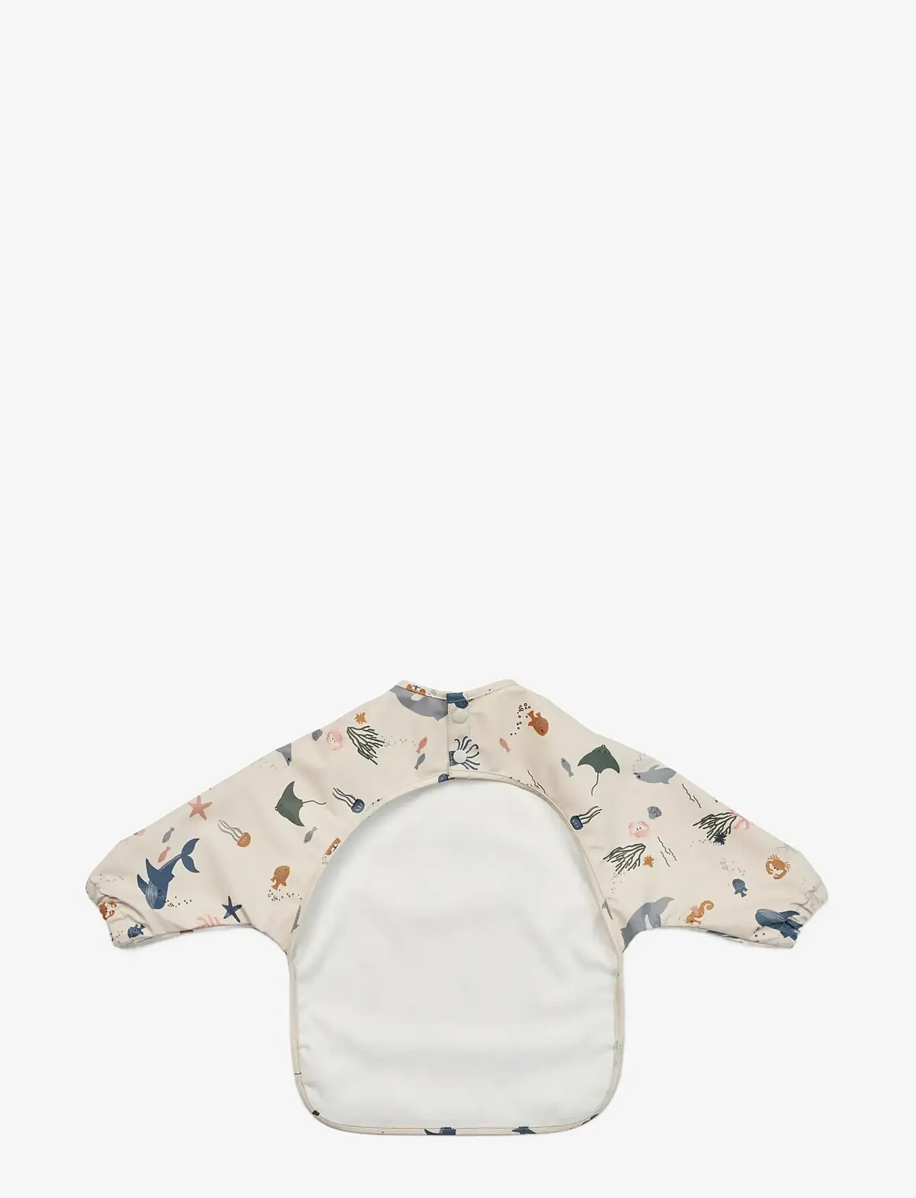 Liewood - Merle Printed Cape Bib - långärmad haklappar - sea creature / sandy - 2