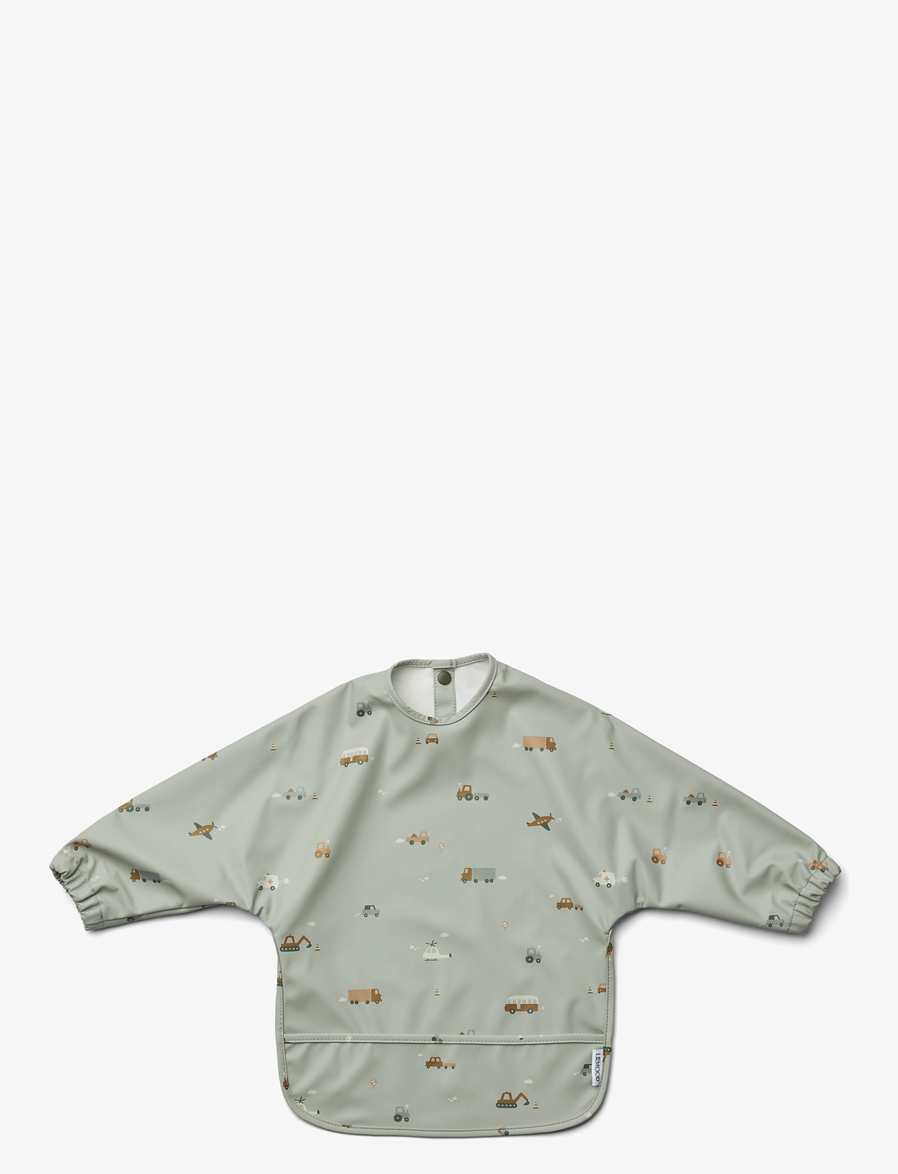 Liewood Merle Printed Cape Bib, One Size, Blue, Hagesmække > Langærmet Hagesmæk, Børn