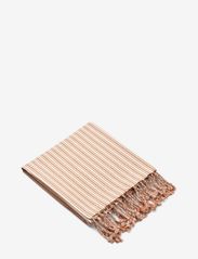 Liewood - Mona beach towel - towels - y/d stripe tuscany rose / creme de la creme - 1