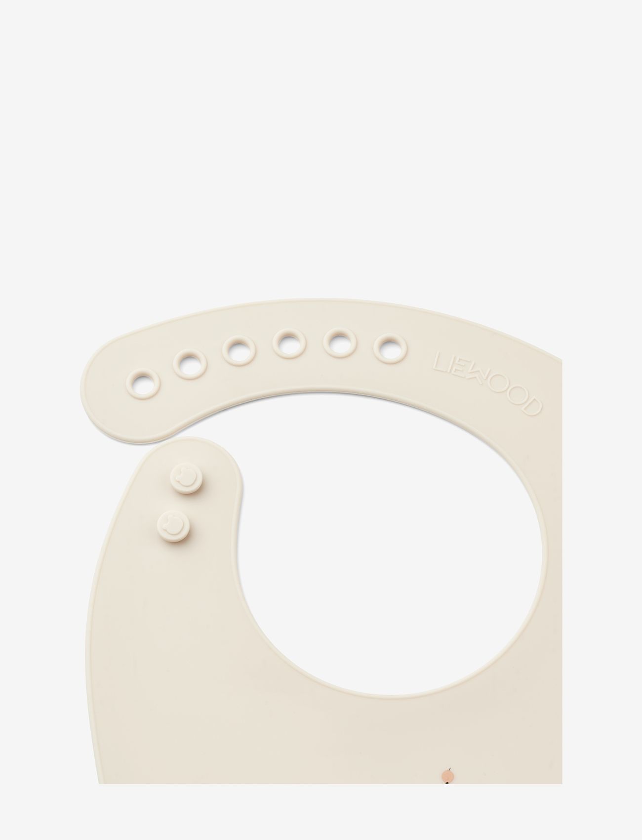 Liewood - Tilda Silicone Bib 2-Pack - varrukateta pudipõlled - peach/sea shell mix - 1