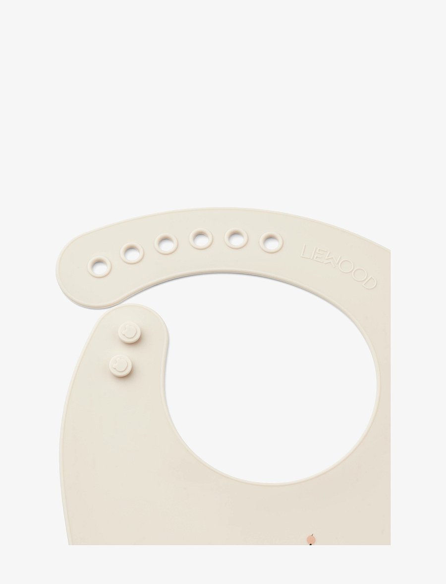 Liewood - Tilda Silicone Bib 2-Pack - Šliaužtinukai be rankovių - peach/sea shell mix - 1