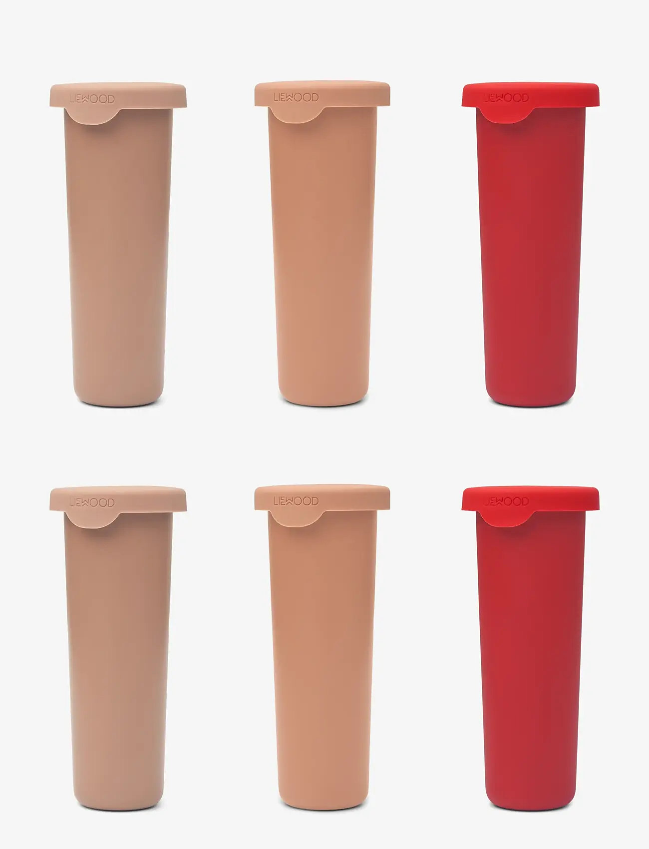 Liewood - Gianni ice mould 6-pack - madlavning - apple red multi mix - 0