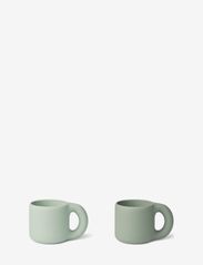 Liewood - Kylie cup 2-pack - cups & mugs - dusty mint/faune green mix - 0