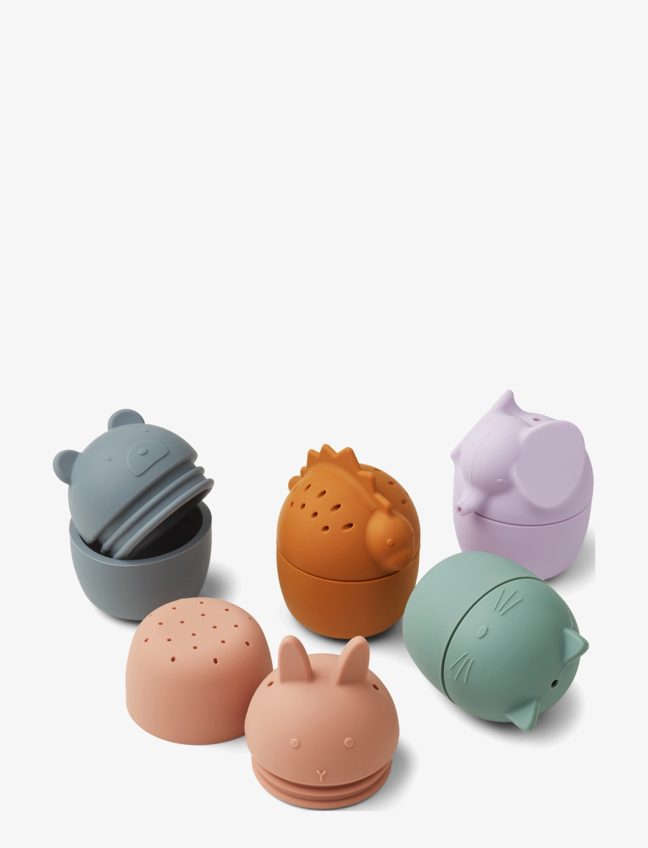 Liewood Gaby Bath Legetøj 5-Pack, One Size, Multi/patterned, Bath & Water Legetøj > Bath Legetøj, Børn
