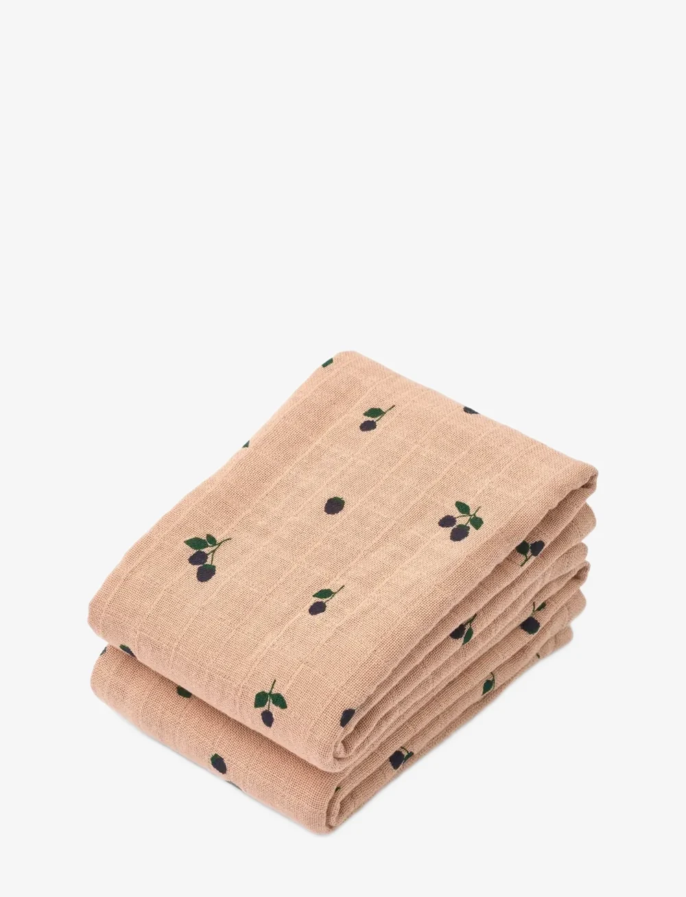 Liewood - Lewis Muslin Cloth 2-Pack - muslindukar - mini berry / pale tuscany - 0