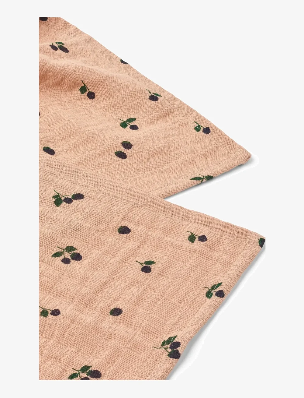 Liewood - Lewis Muslin Cloth 2-Pack - muslindukar - mini berry / pale tuscany - 1