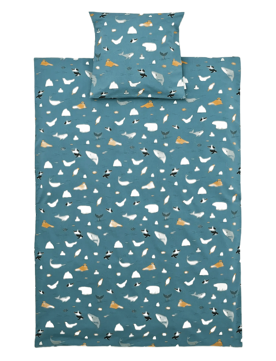 Liewood - Carmen baby bedding print - bed sets - arctic sea / ocean view - 1