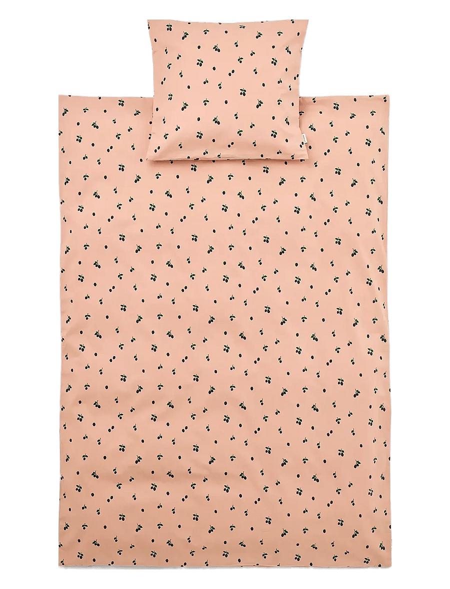 Liewood - Carmen baby bedding print - gultas veļas komplekti - berry / pale tuscany - 1