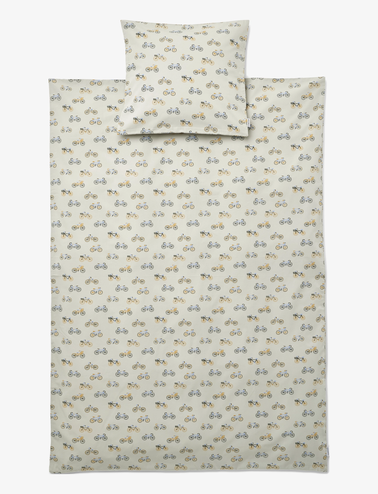 Liewood - Carmen baby bedding print - bicycle cloud blue - 1