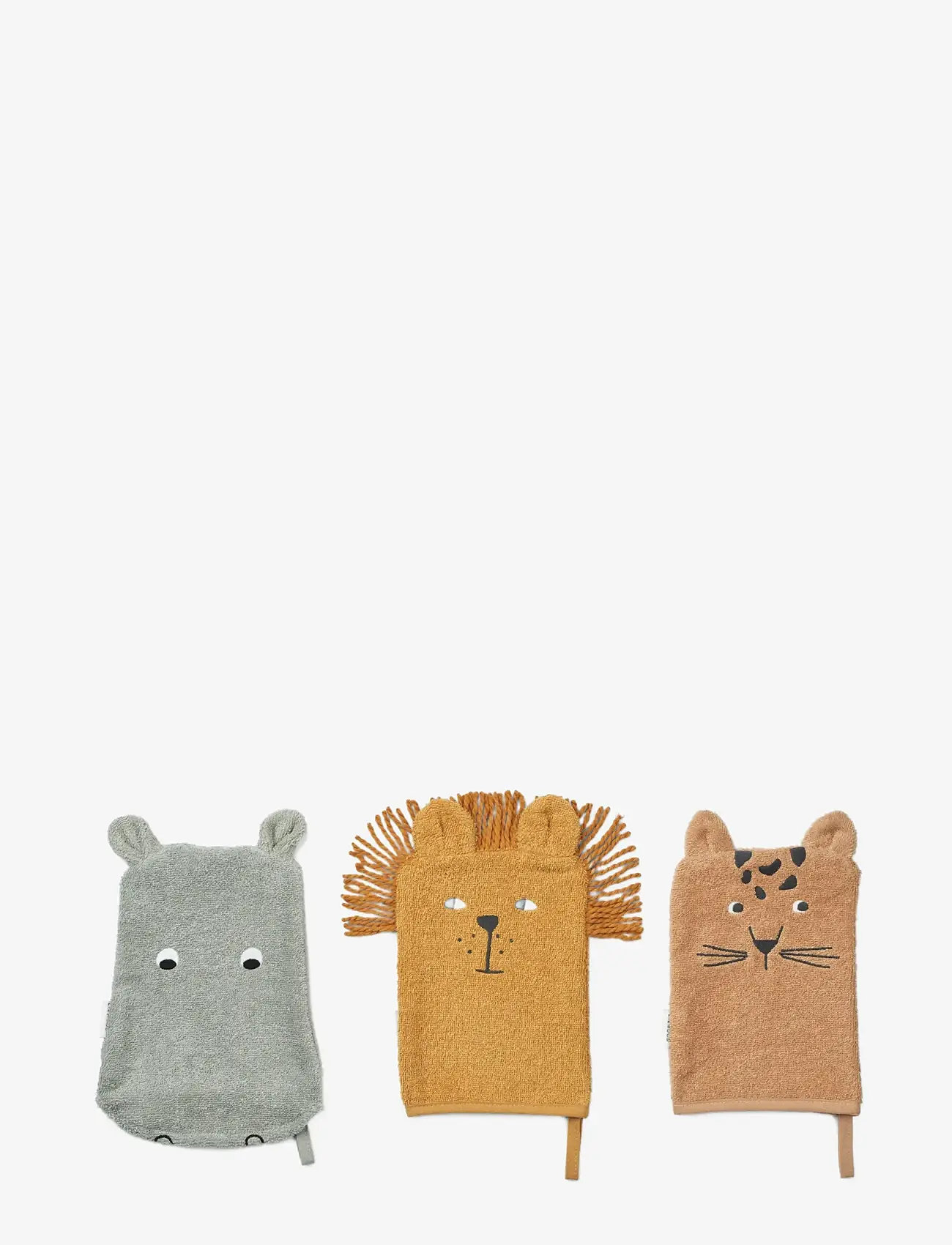 Liewood - Sylvester washcloth - torklappar - safari mix - 0