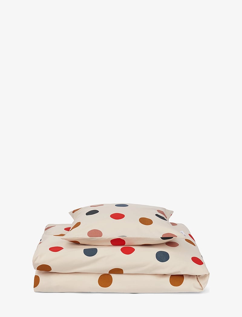 Liewood - Carl Adult Printed Bedding - sengesæt - multi mega dots / sea shell mix - 0