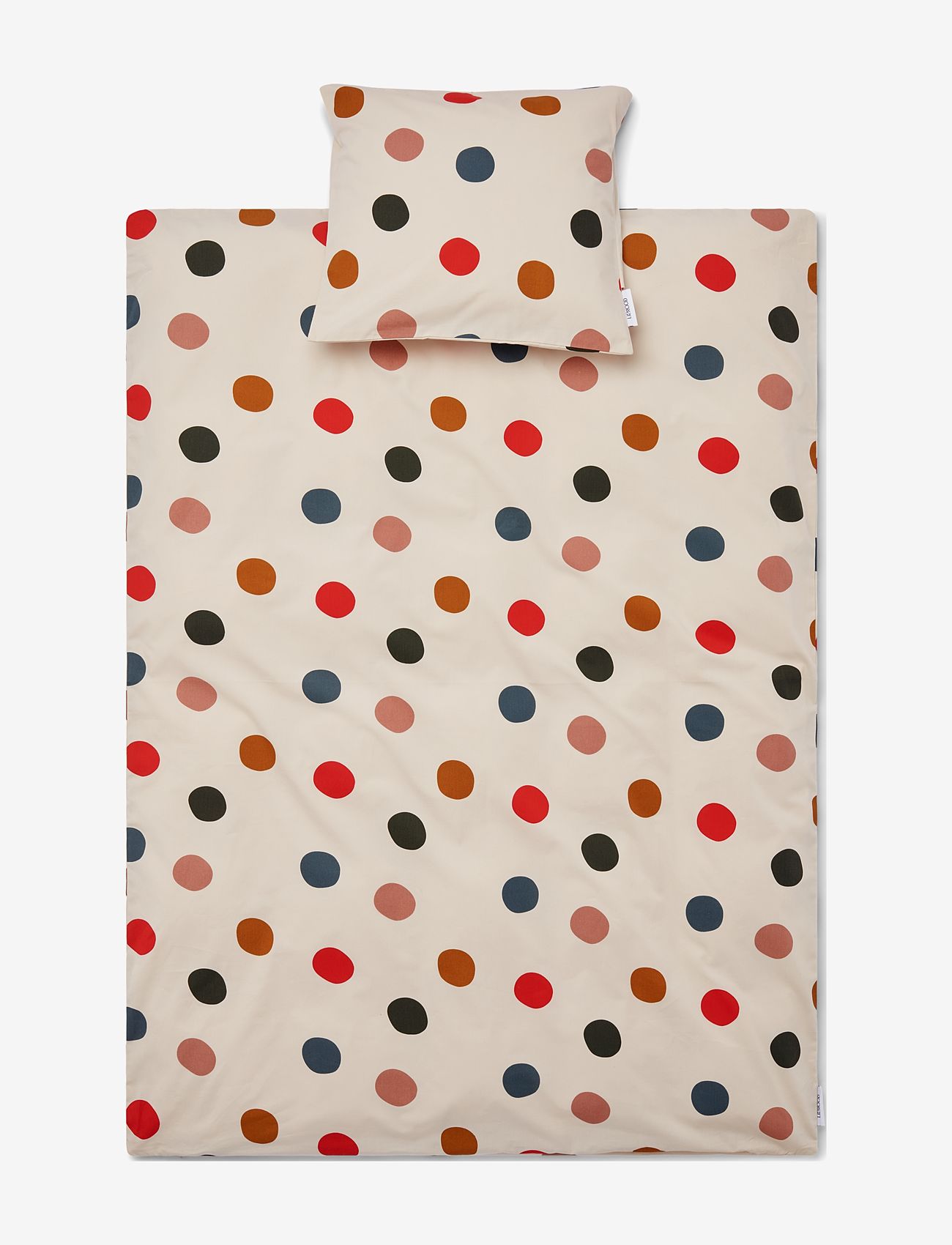 Liewood - Carl Adult Printed Bedding - sengesæt - multi mega dots / sea shell mix - 1
