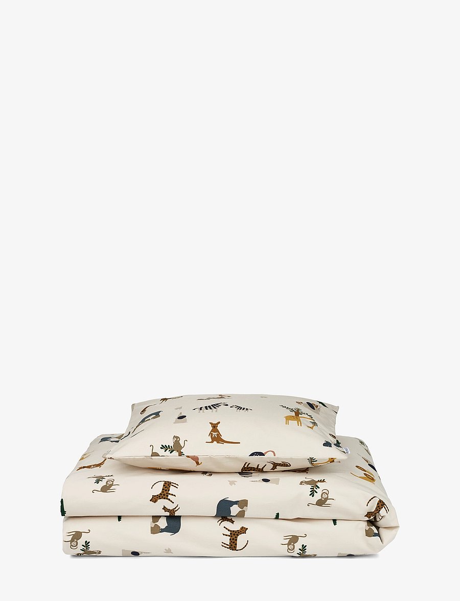 Liewood - Carl Adult Printed Bedding - sengesæt - all together sandy - 0
