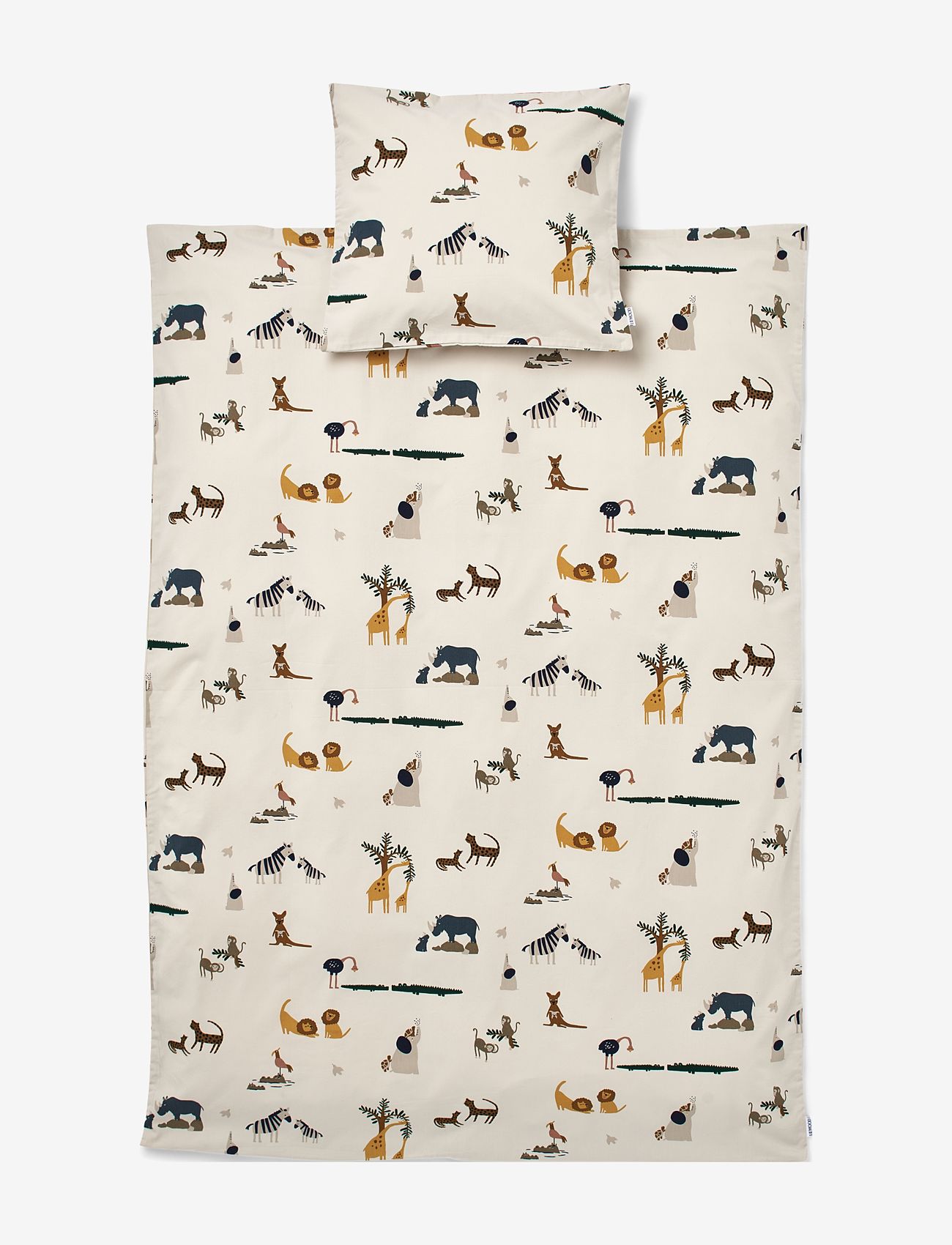 Liewood - Carl Adult Printed Bedding - sengesæt - all together sandy - 1