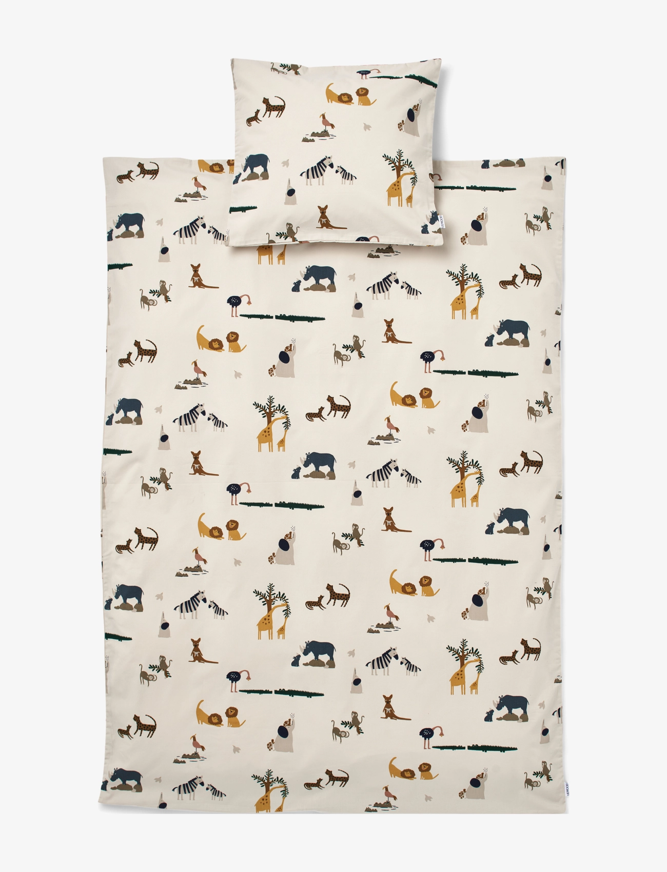 Liewood - Carl Adult Printed Bedding - sengesæt - all together sandy - 1