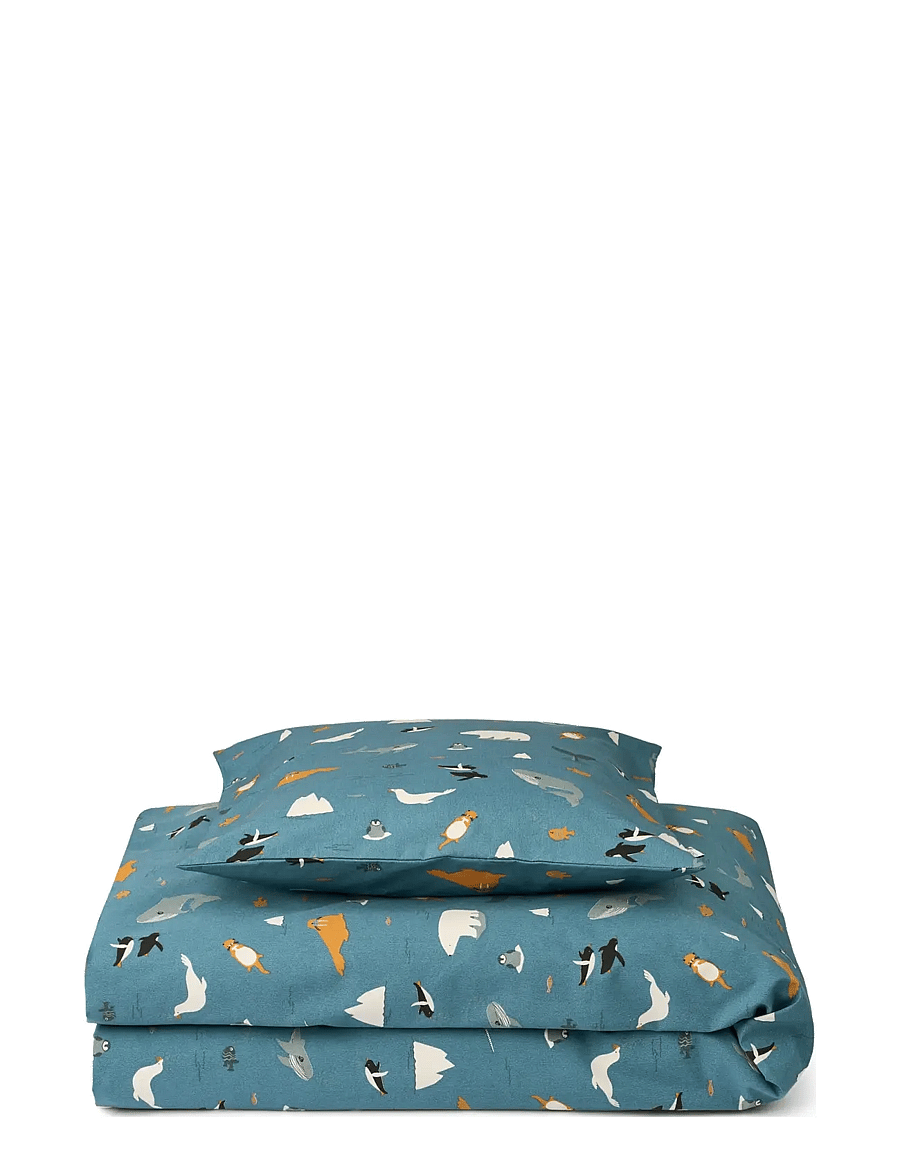 Liewood - Carl Adult Printed Bedding - sengesæt - arctic sea / ocean view - 0