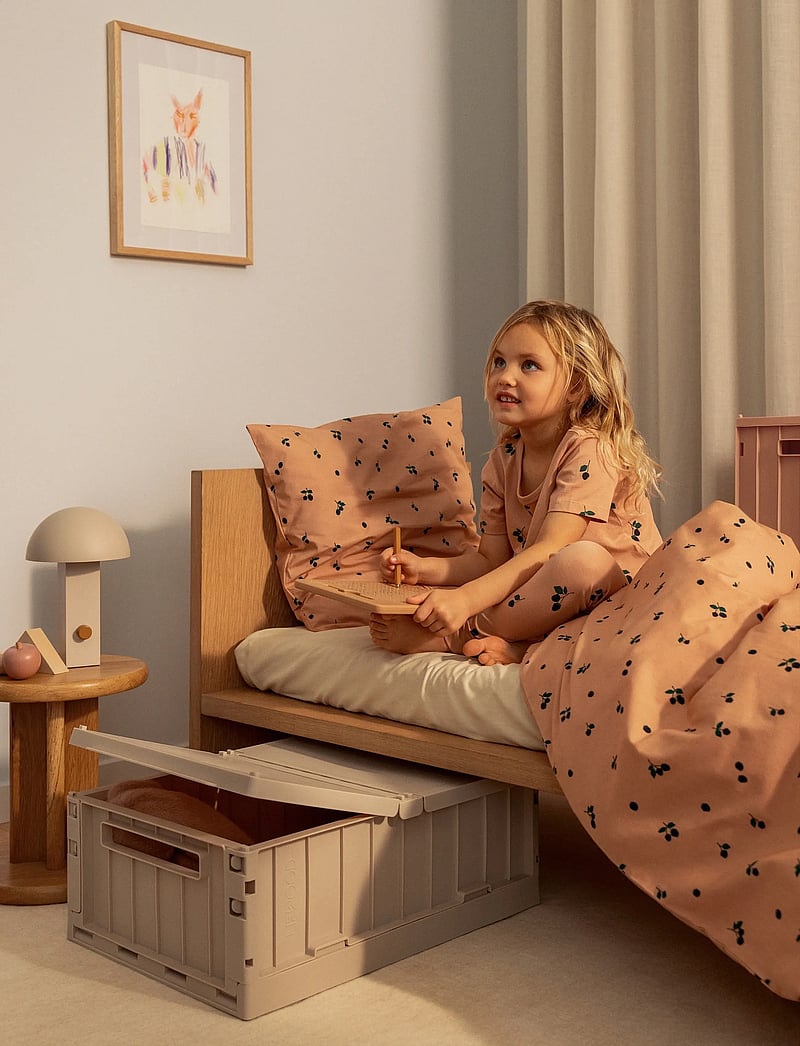 Liewood - Carl Adult Printed Bedding - voodiriiete komplektid - berry / pale tuscany - 0