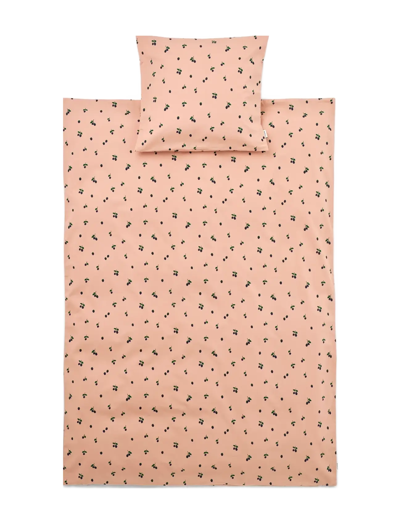 Liewood - Carl Adult Printed Bedding - sengesæt - berry / pale tuscany - 2