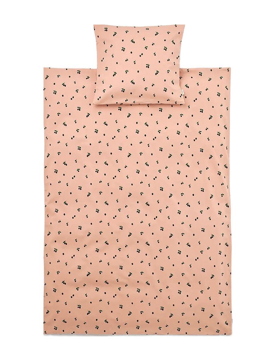 Liewood - Carl Adult Printed Bedding - sengesæt - berry / pale tuscany - 2
