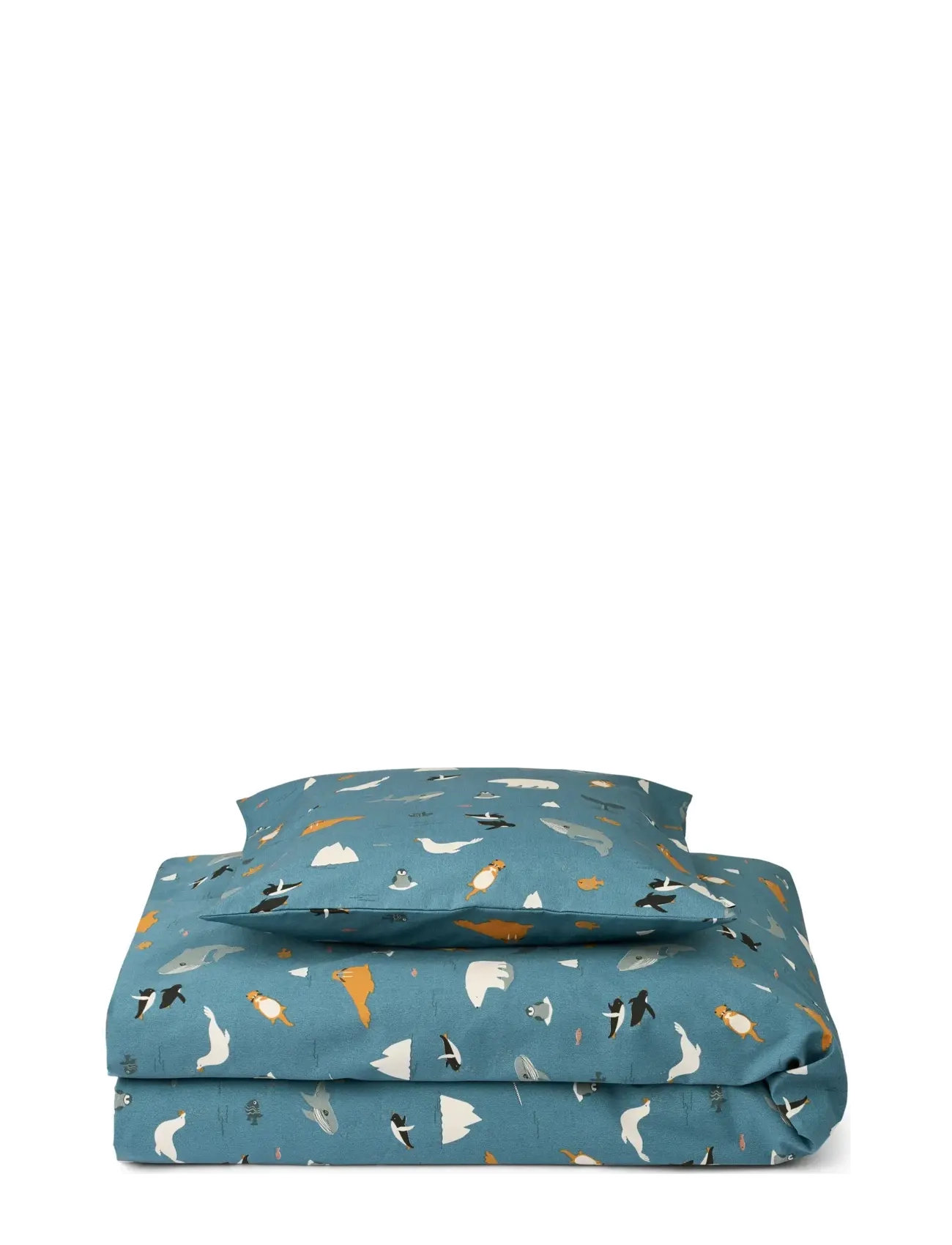 Liewood Ingeborg Junior Bedding Print, One Size, Sleep Time, Blau - Bed Sets, Kinder