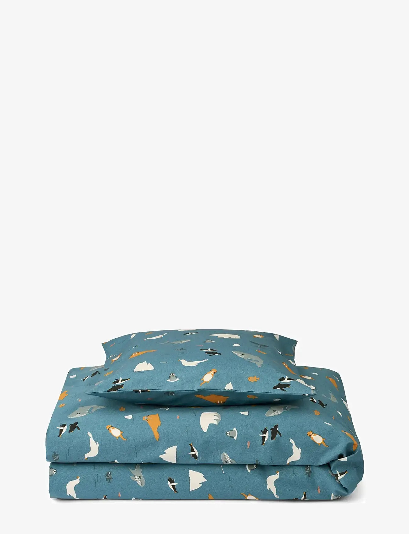 Liewood - Ingeborg junior bedding print - påslakanset - arctic sea /  ocean view - 0