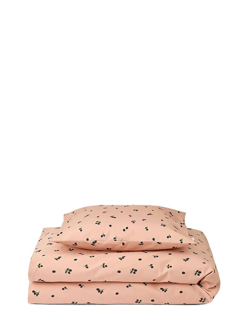 Liewood - Ingeborg junior bedding print - bed sets - berry / pale tuscany - 0