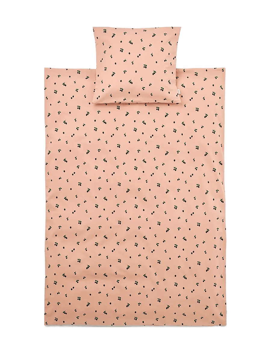 Liewood - Ingeborg junior bedding print - komplety pościeli - berry / pale tuscany - 1