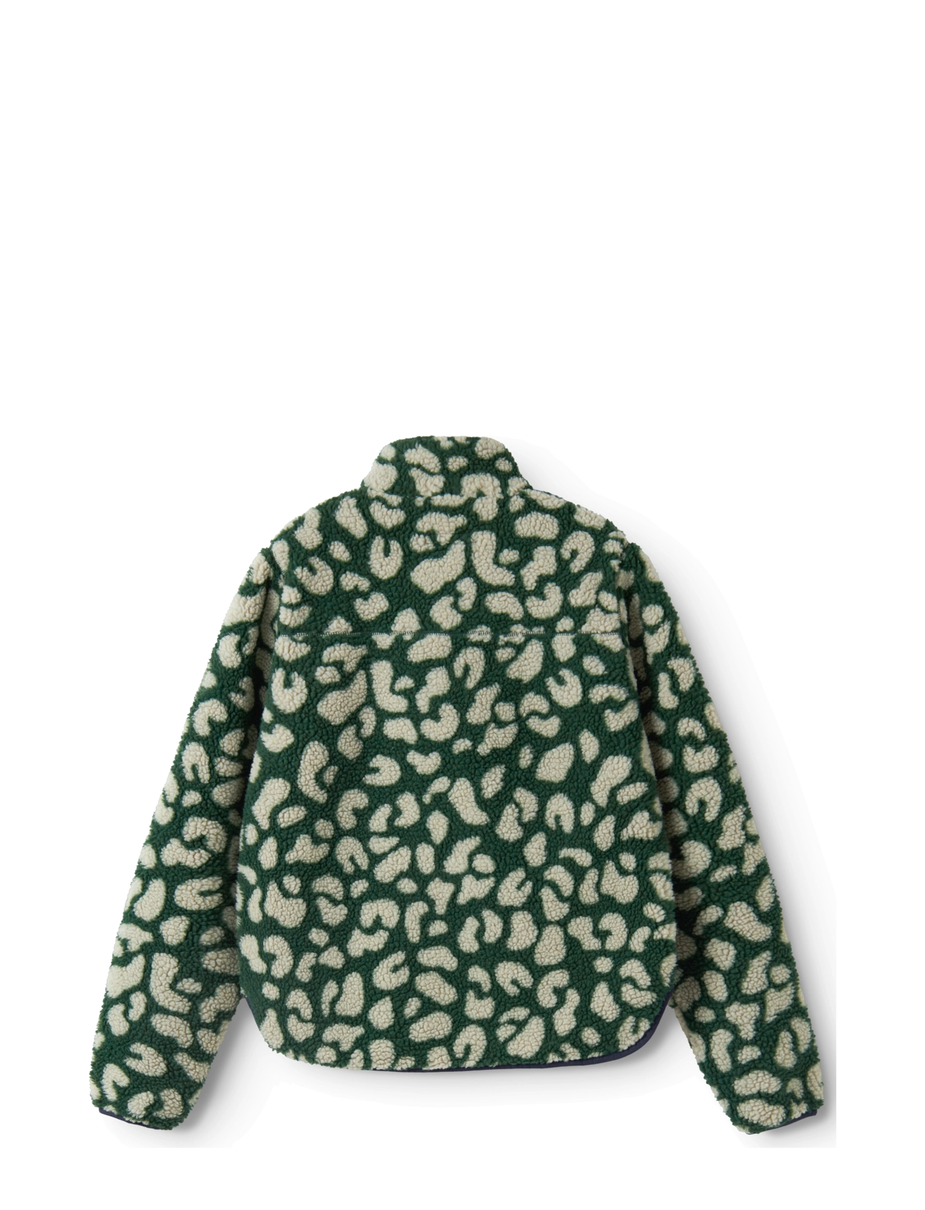 Liewood - Nelson Adult Pile Jacket - sweatshirts & hoodies - mega leo / garden green - 2