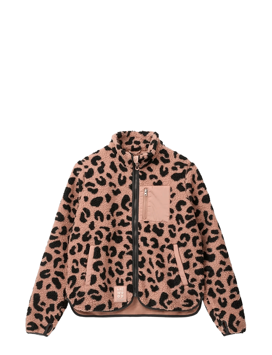 Liewood - Nelson Adult Pile Jacket - mega leo / pale tuscany - 1