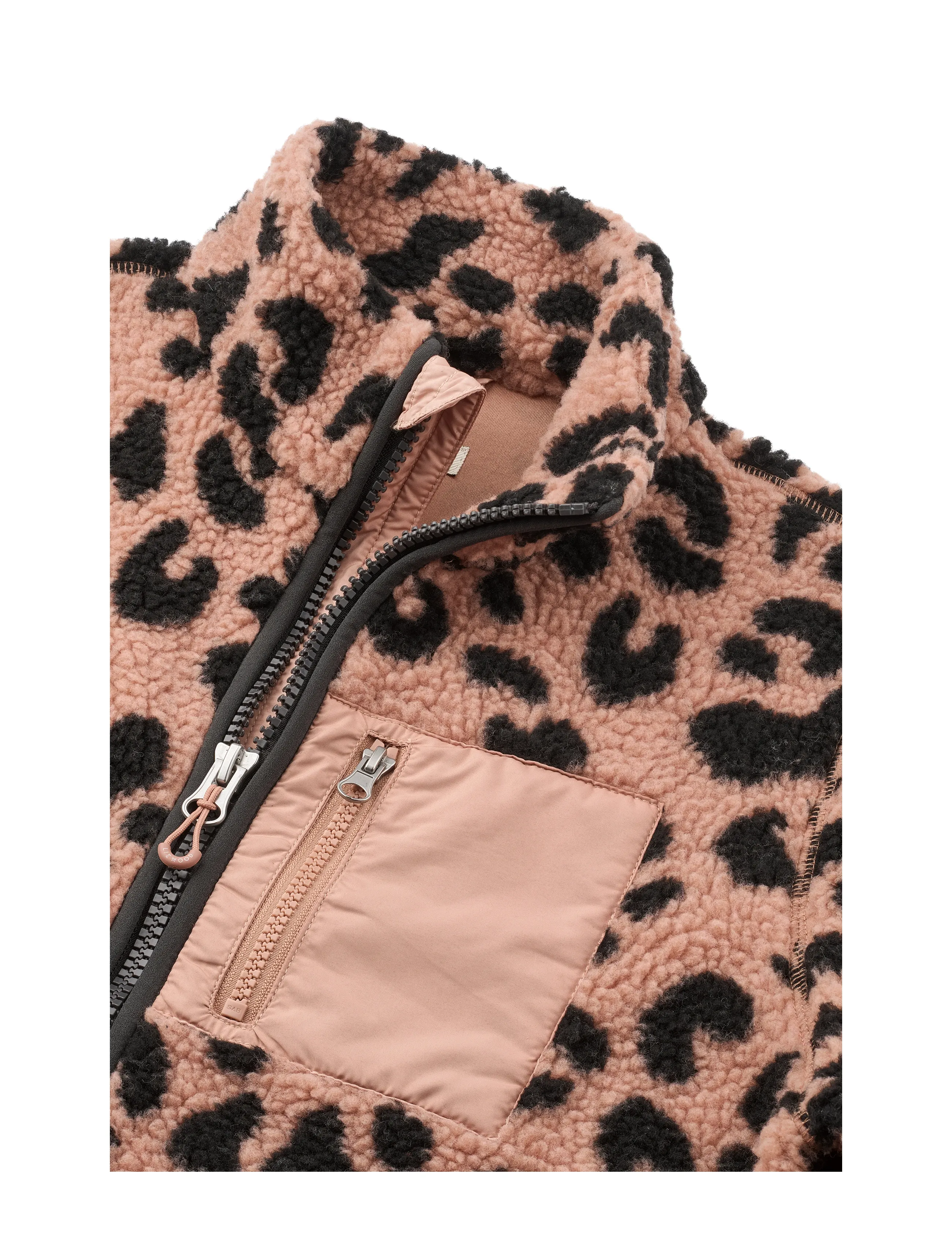 Liewood - Nelson Adult Pile Jacket - mega leo / pale tuscany - 3