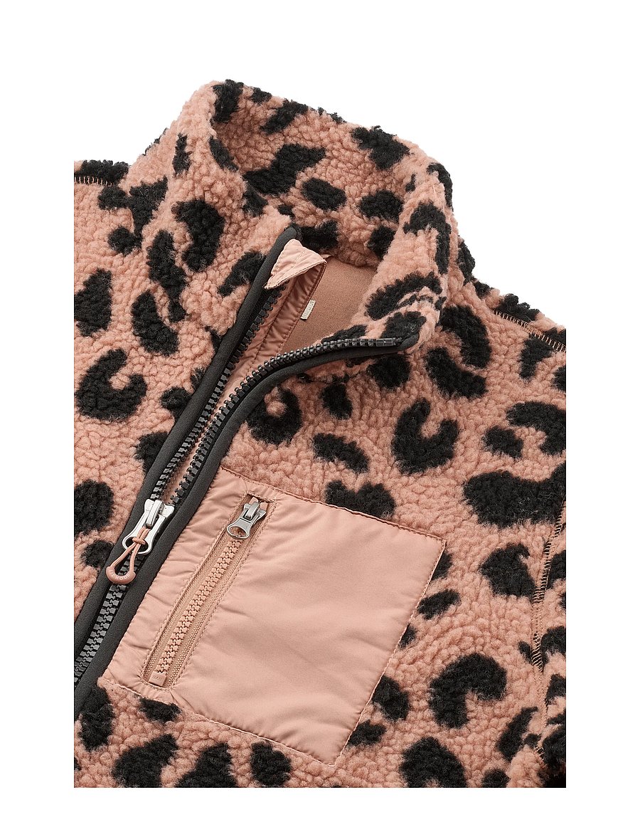 Liewood - Nelson Adult Pile Jacket - mega leo / pale tuscany - 3