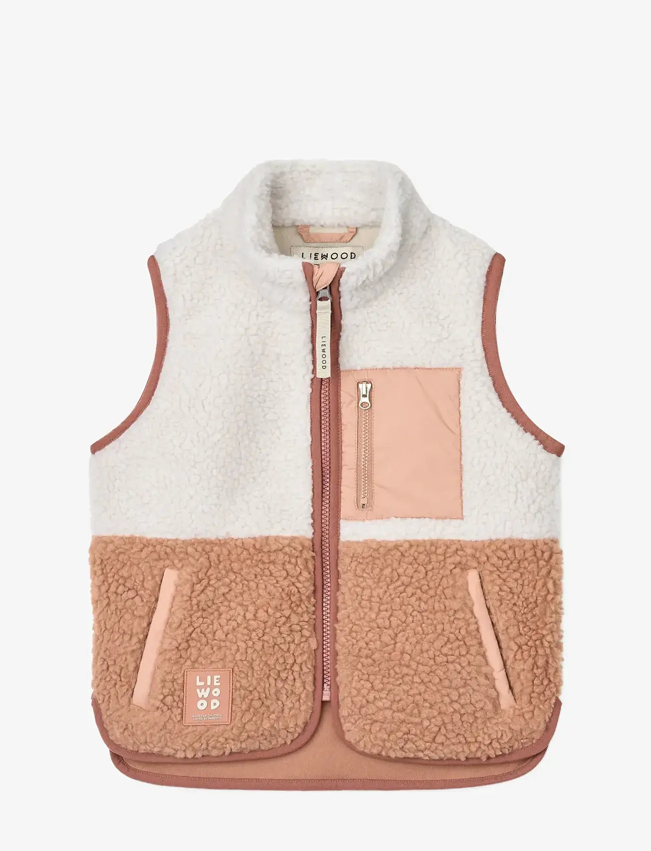 Liewood - Vada Pile vest - veste - tuscany rose multi mix - 0
