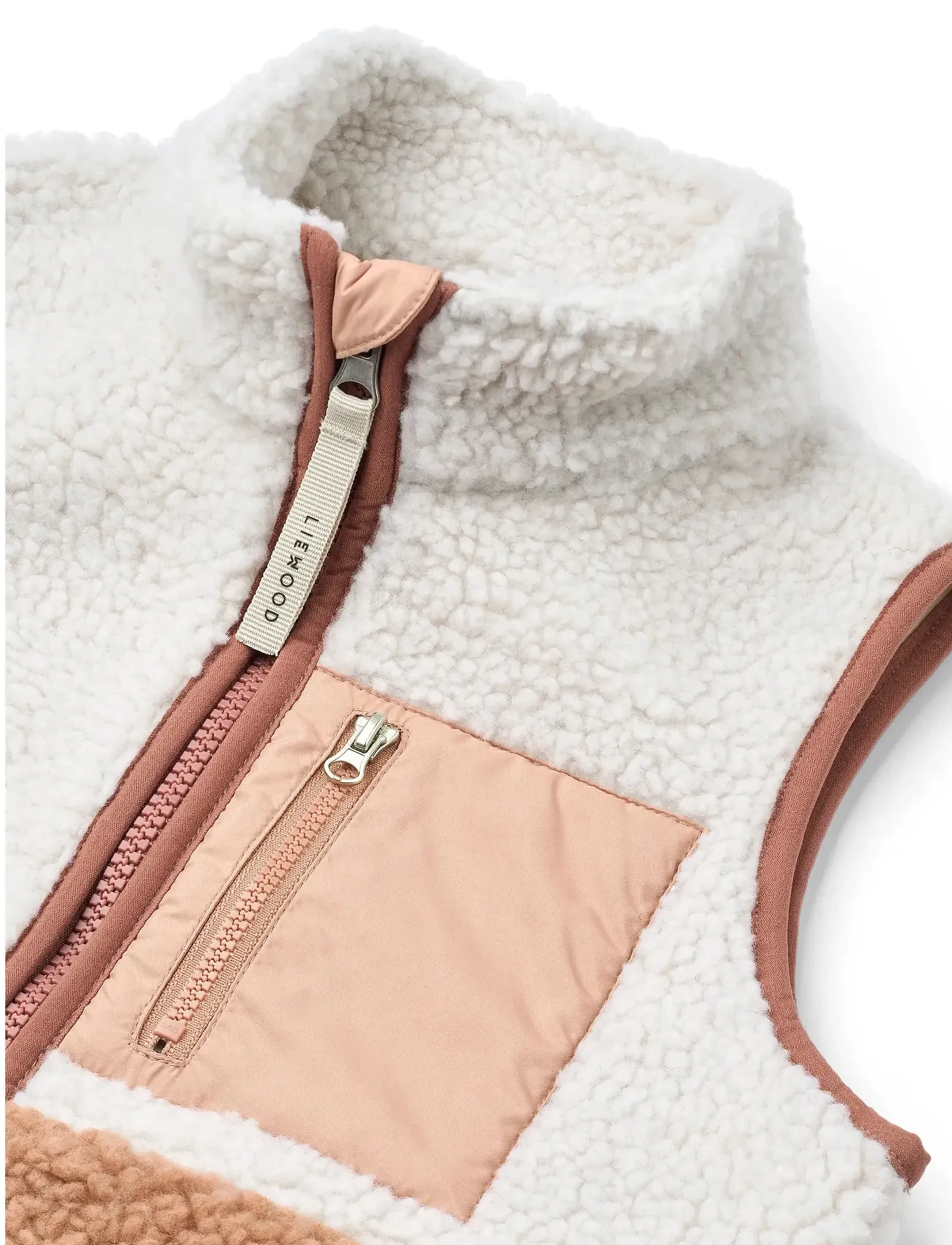 Liewood - Vada Pile vest - tuscany rose multi mix - 2