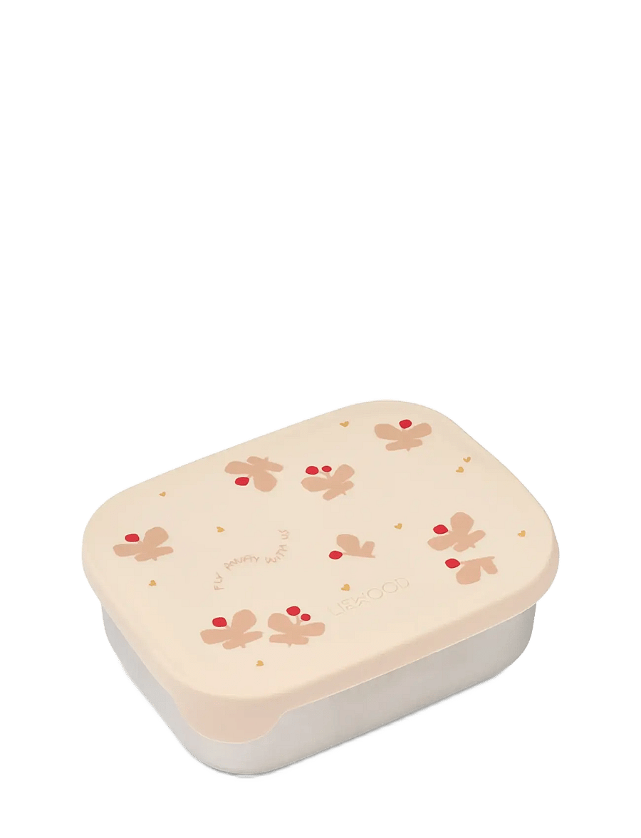 Liewood - Arthur printed lunchbox - lunchlådor - butterfly / apple blossom - 0