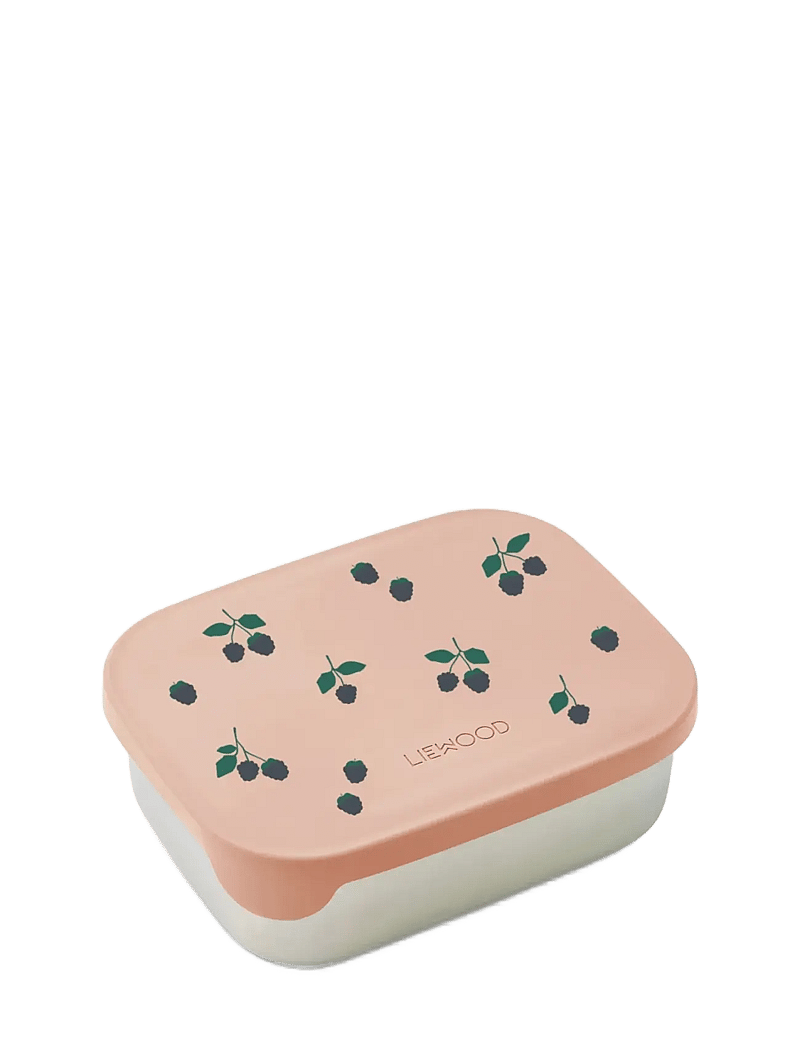 Liewood - Arthur Printed Lunchbox - lunchlådor - berry / pale tuscany - 0