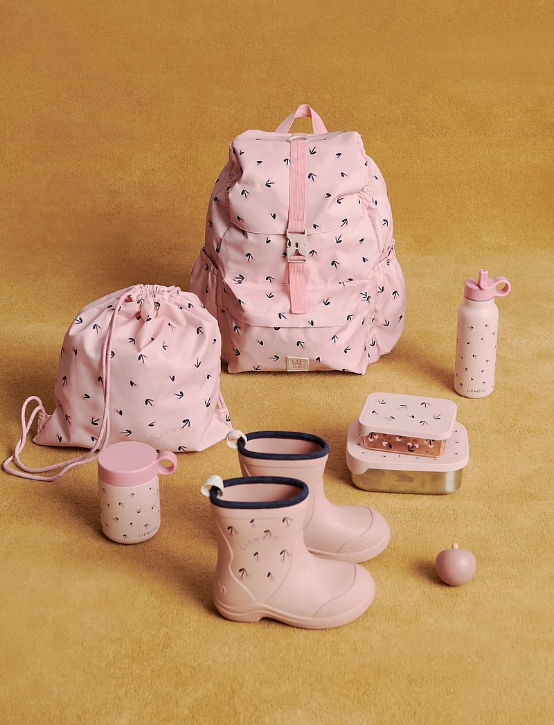 Liewood - Arthur Printed Lunchbox - madkasser - mini cherry heart / rosey - 0