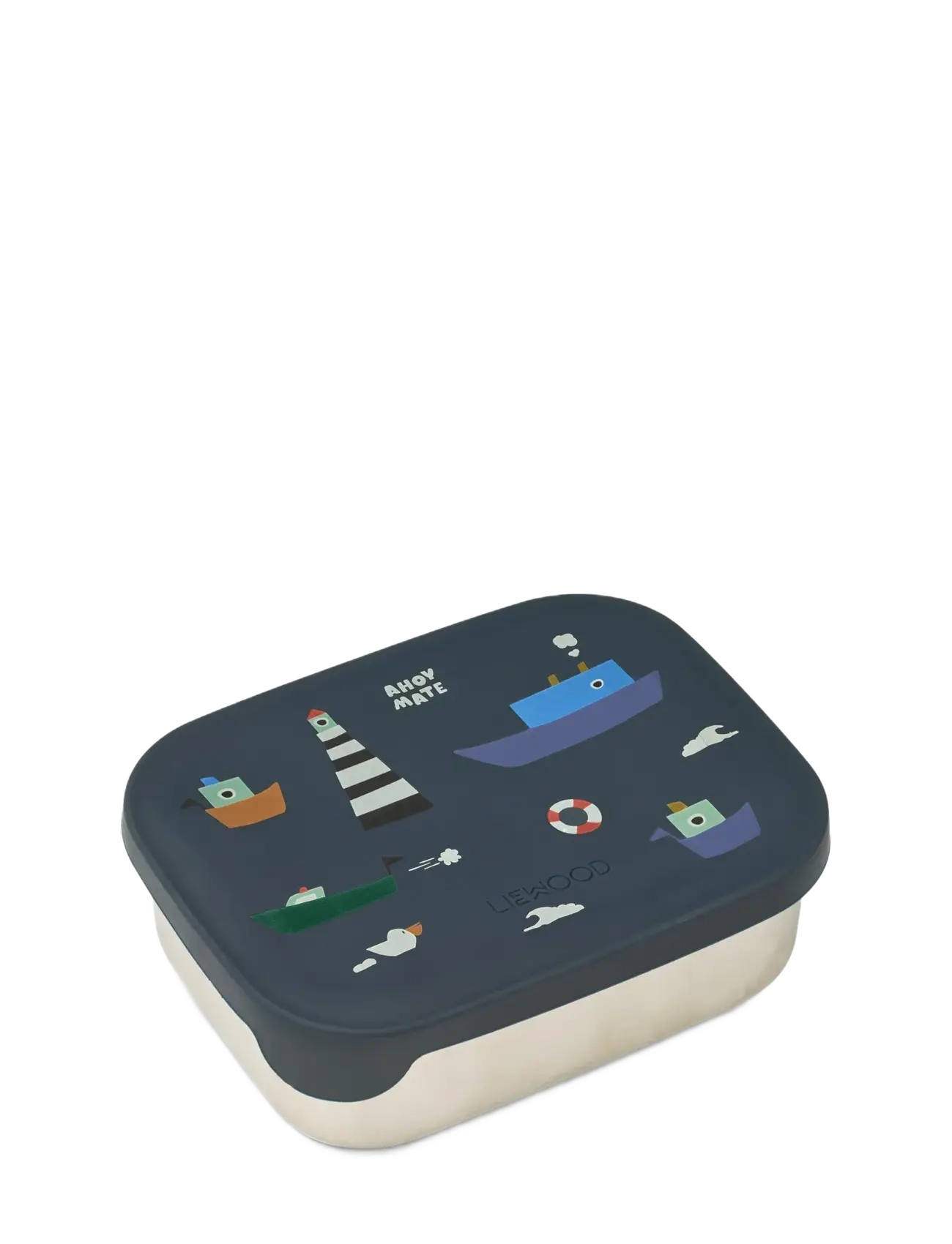 Arthur printed lunchbox - SAILING / CLASSIC NAVY