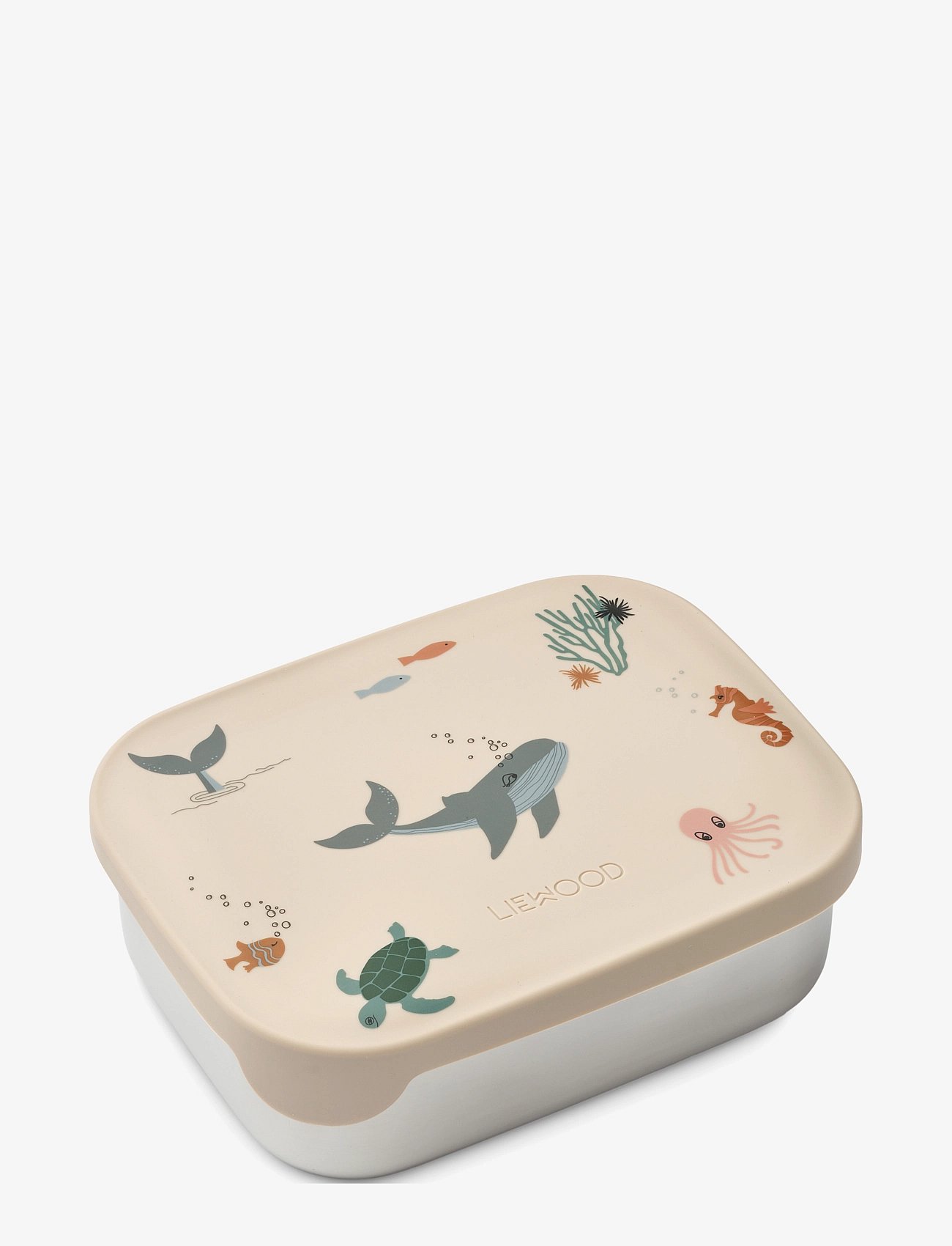 Liewood Arthur Printed Lunchbox - Cream - ONE SIZE