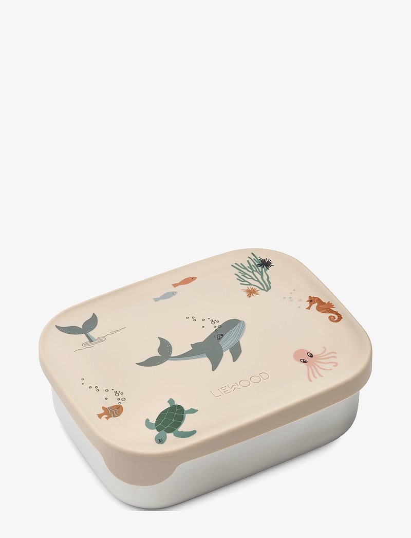 Liewood - Arthur printed lunchbox - lunchlådor - sea creature / sandy - 0