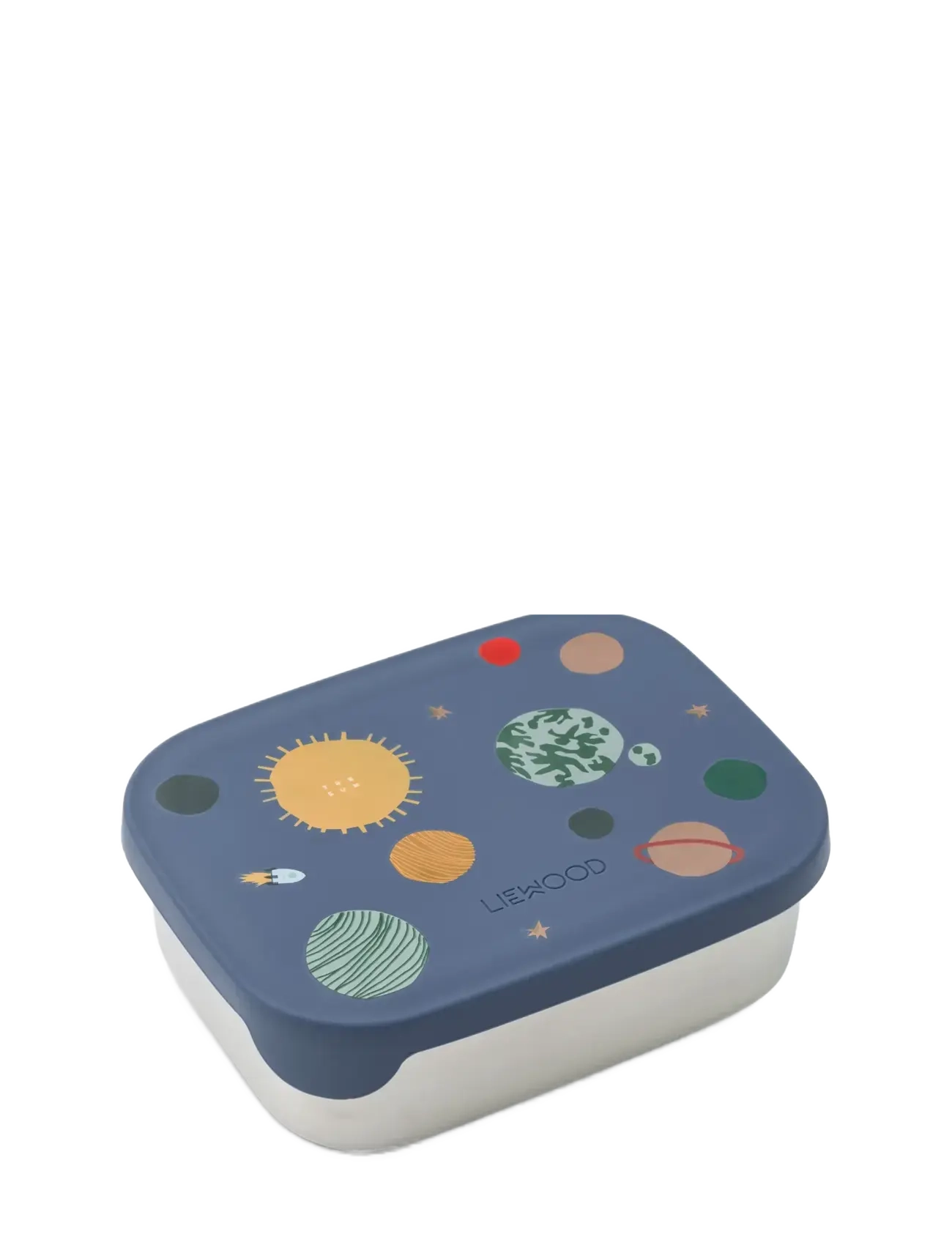 Liewood Arthur Printed Lunchbox, One Size, Meal Time, Blau - Lunch Boxes, Kinder
