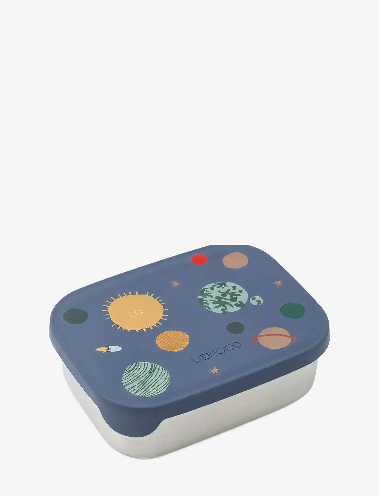 Liewood - Arthur Printed Lunchbox - madkasser - universe / classic navy - 0