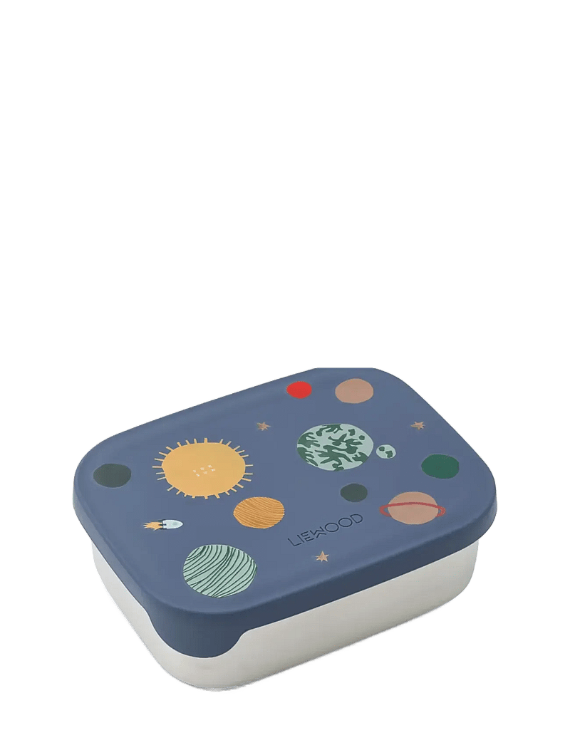 Liewood - Arthur Printed Lunchbox - madkasser - universe / classic navy - 0