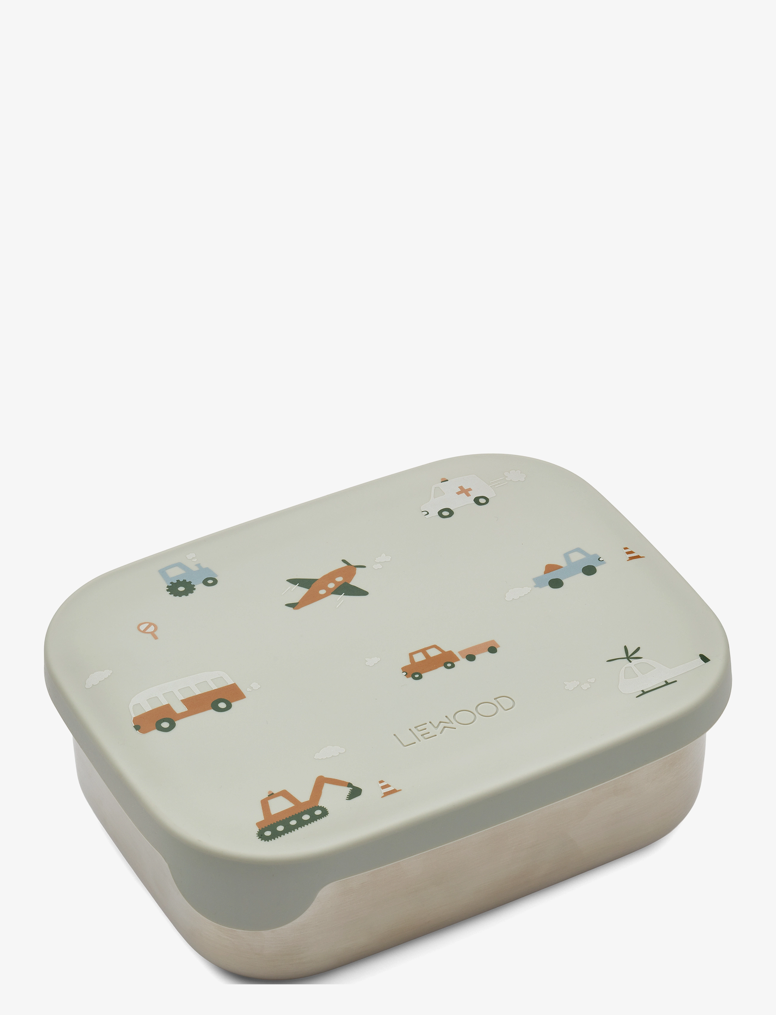 Liewood Arthur Printed Lunchbox, One Size, Meal Time, Blau - Lunch Boxes, Kinder