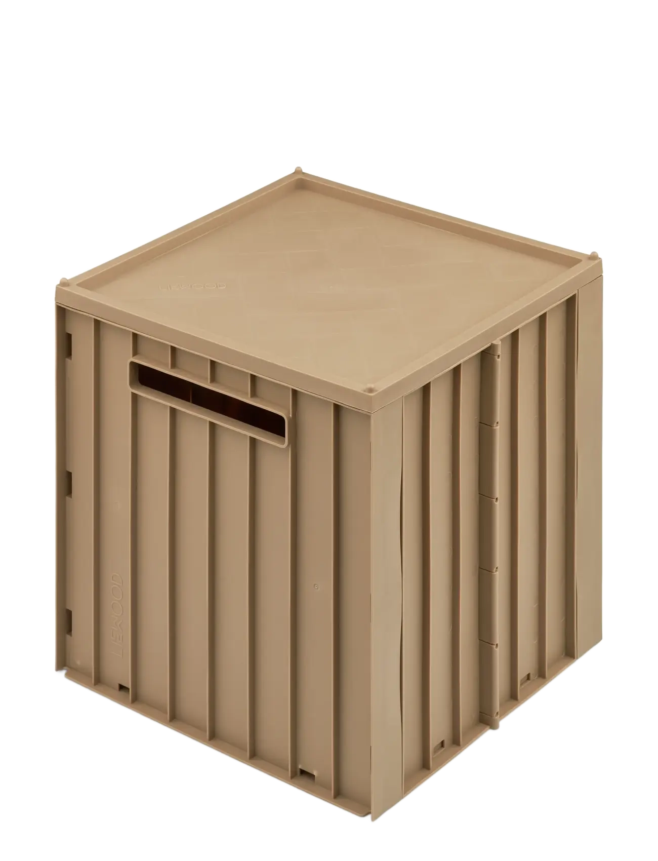 Liewood Elijah Storage Box W. Lid, One Size, Storage, Beige - Boxes, Kinder
