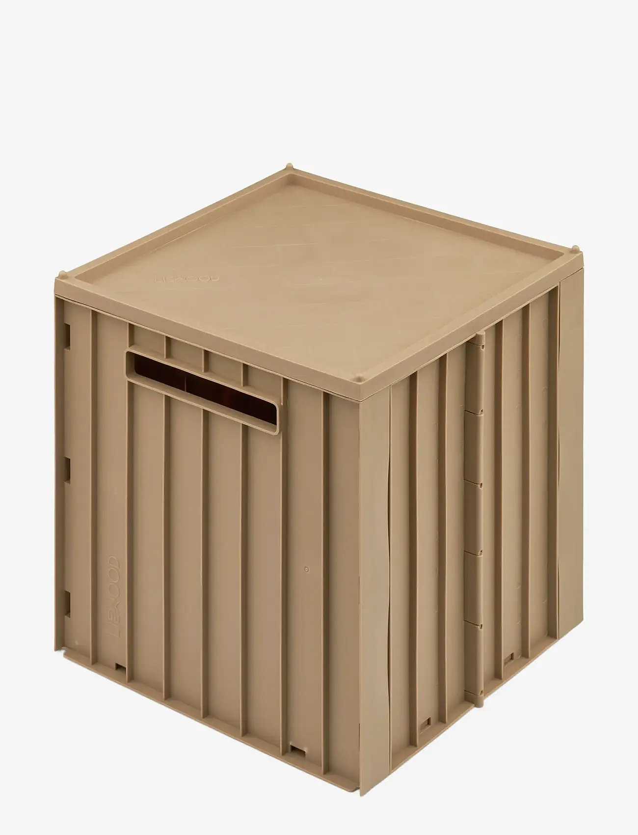 Liewood - Elijah storage box w. lid - förvaringslådor - oat - 0