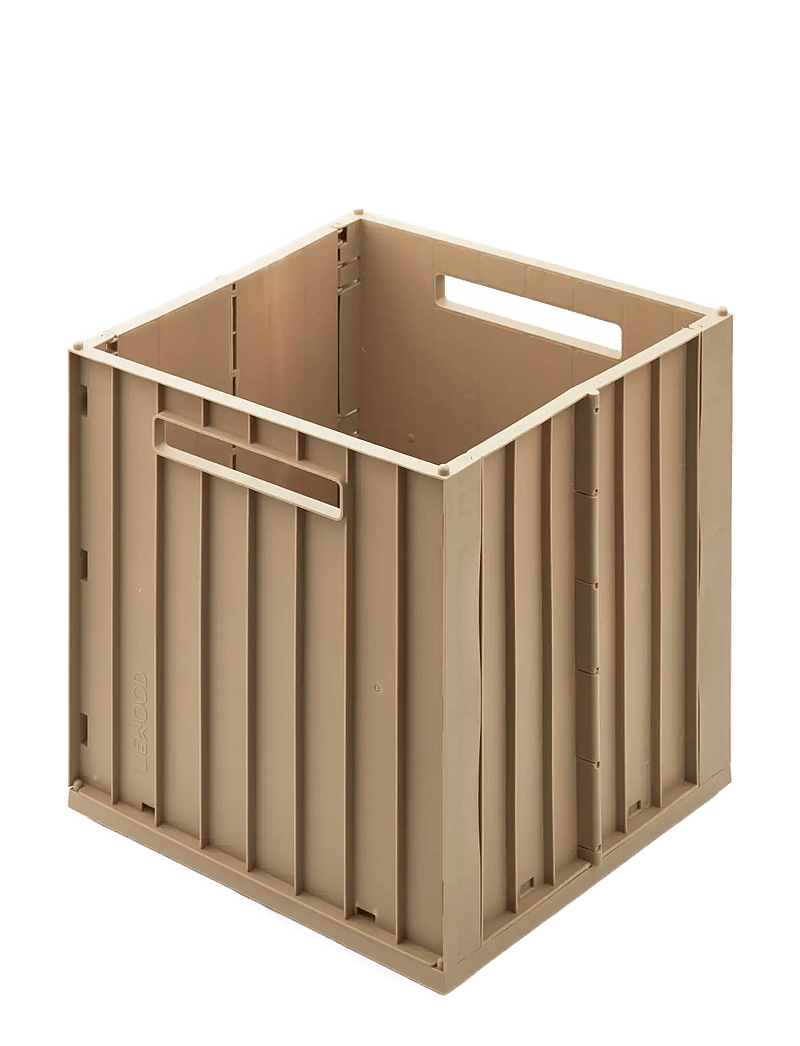 Liewood - Elijah storage box w. lid - förvaringslådor - oat - 1